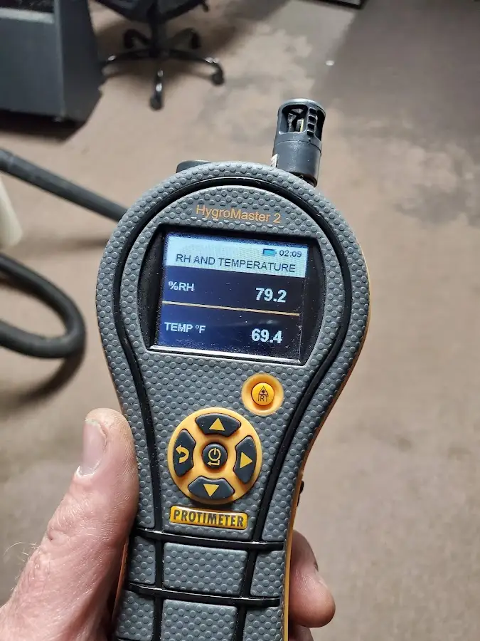 Moisture meter humidity assessment for Mold Remediation & Removal in West Norriton